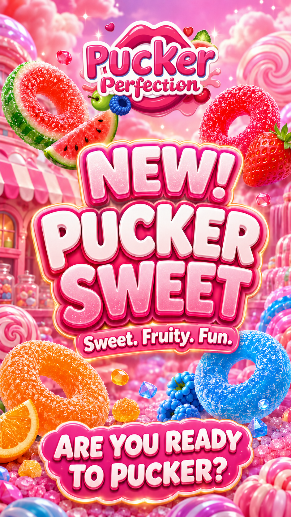 NEW! Pucker Sweet – All the Flavor, Just a Little Pucker!