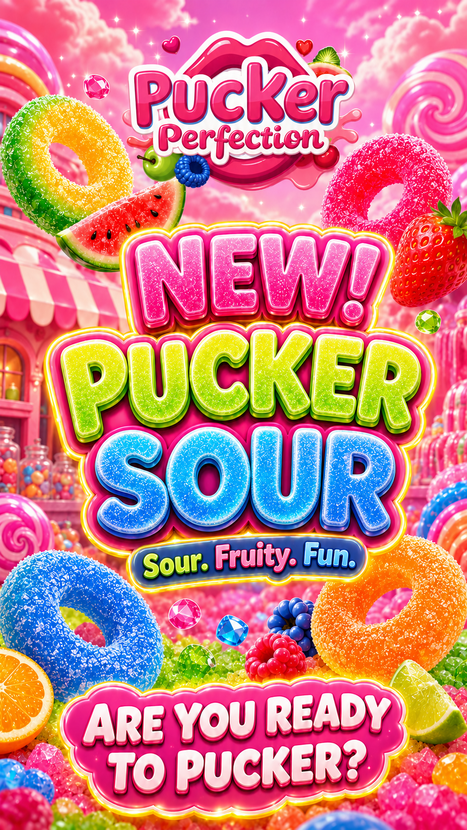 NEW! Pucker Sour – The Perfect Middle Pucker!