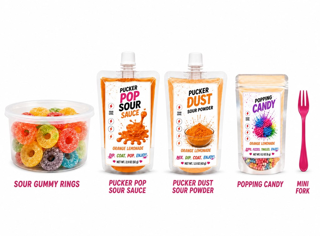 Orange Lemonade Pucker Sour – Zesty, Tangy & Seriously Sour!