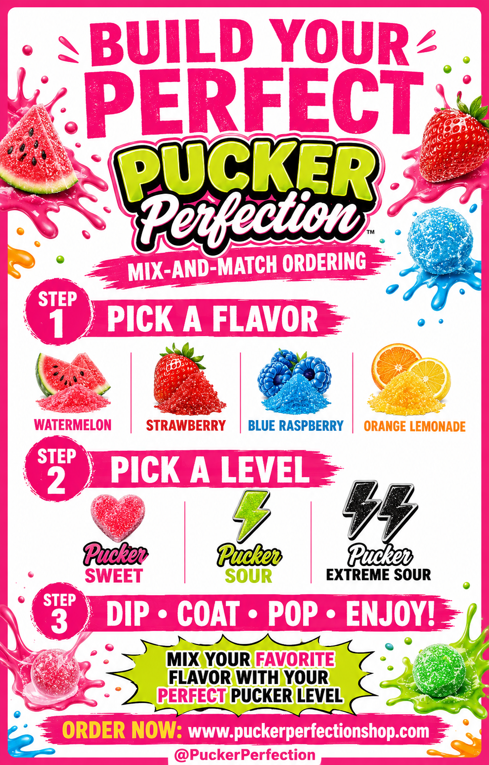 Blue Raspberry Extreme Sour Candy Kit