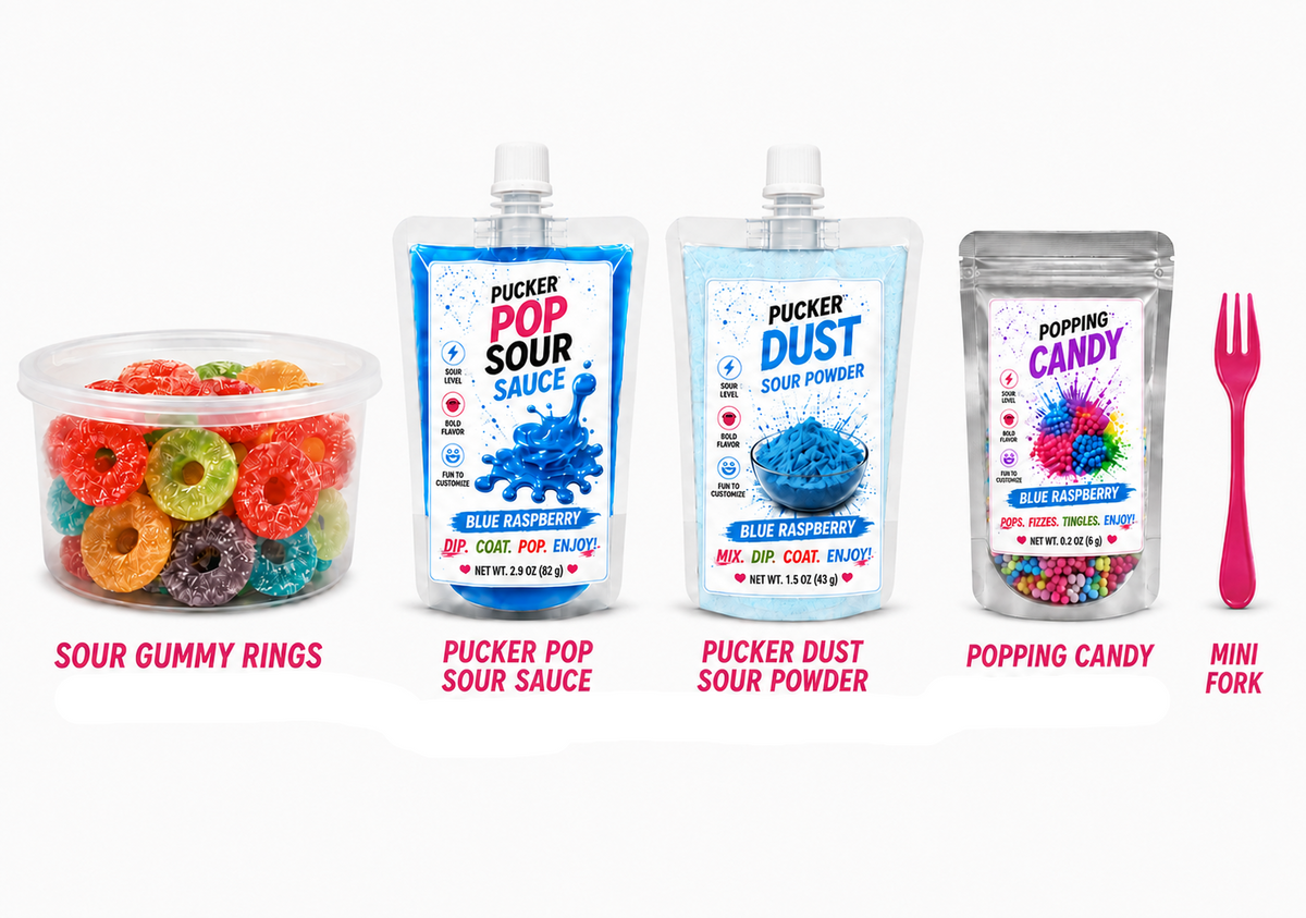 Blue Raspberry Pucker Sour – Bold, Tangy & Seriously Sour!