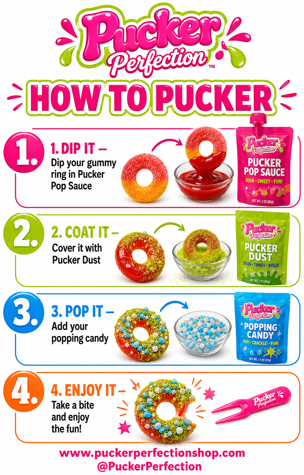 Strawberry Pucker Sweet – Sweet, Fruity & Just a Little Pucker!