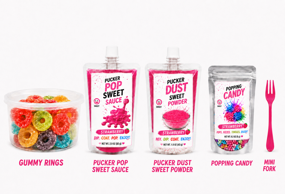 Strawberry Pucker Sweet – Sweet, Fruity & Just a Little Pucker!