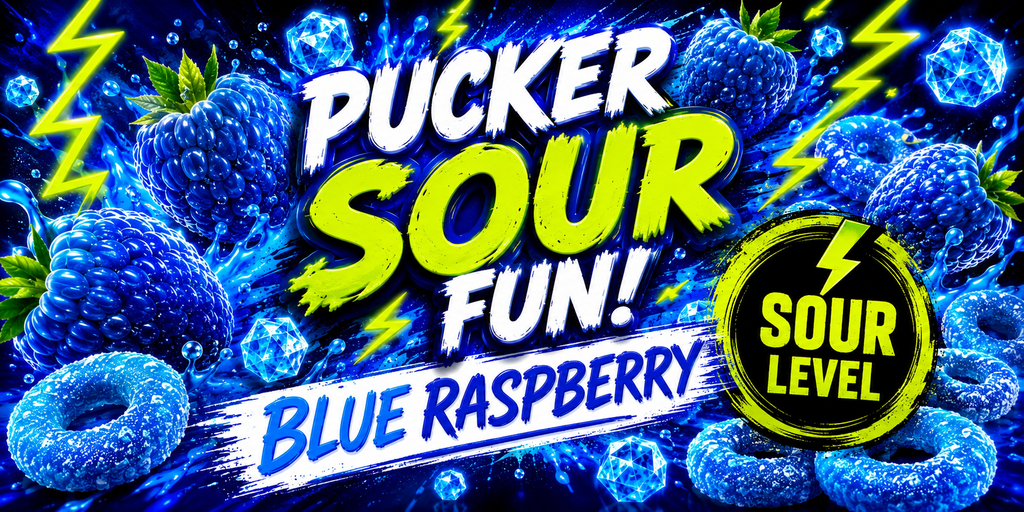 Blue Raspberry Pucker Sour – Bold, Tangy & Seriously Sour!