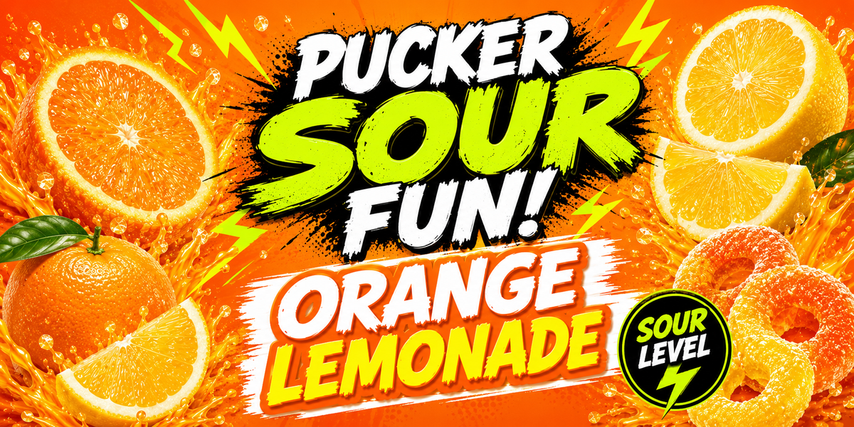 Orange Lemonade Pucker Sour – Zesty, Tangy & Seriously Sour!