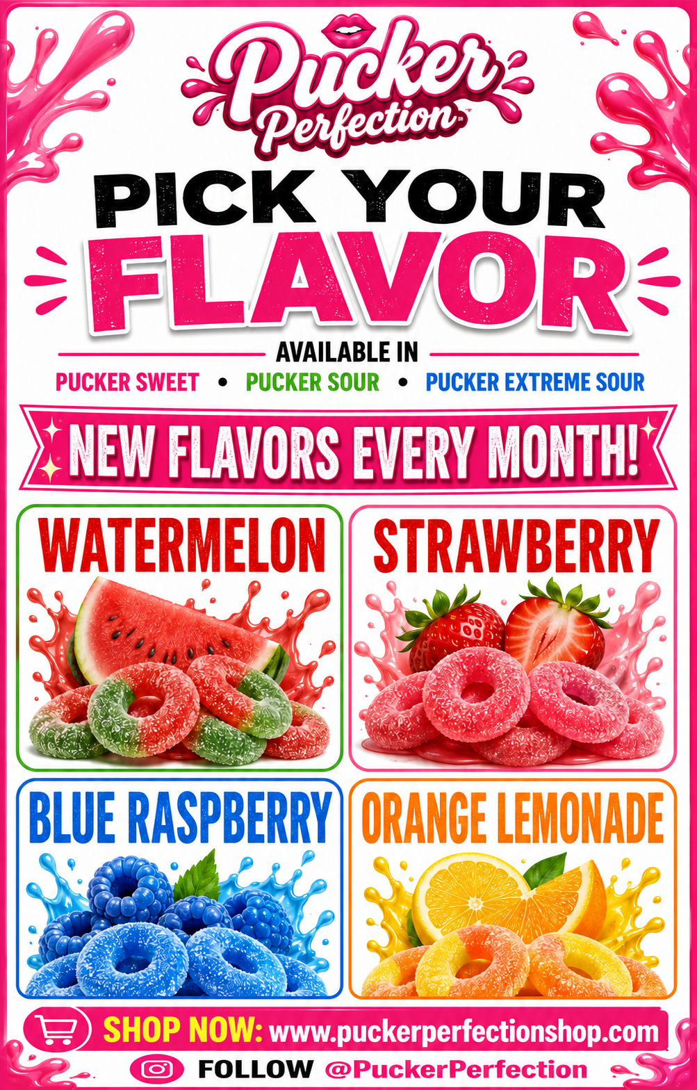 Blue Raspberry Pucker Sour – Bold, Tangy & Seriously Sour!