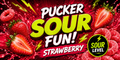 Strawberry Pucker Sour – Berry Sweet with a Serious Sour Kick!